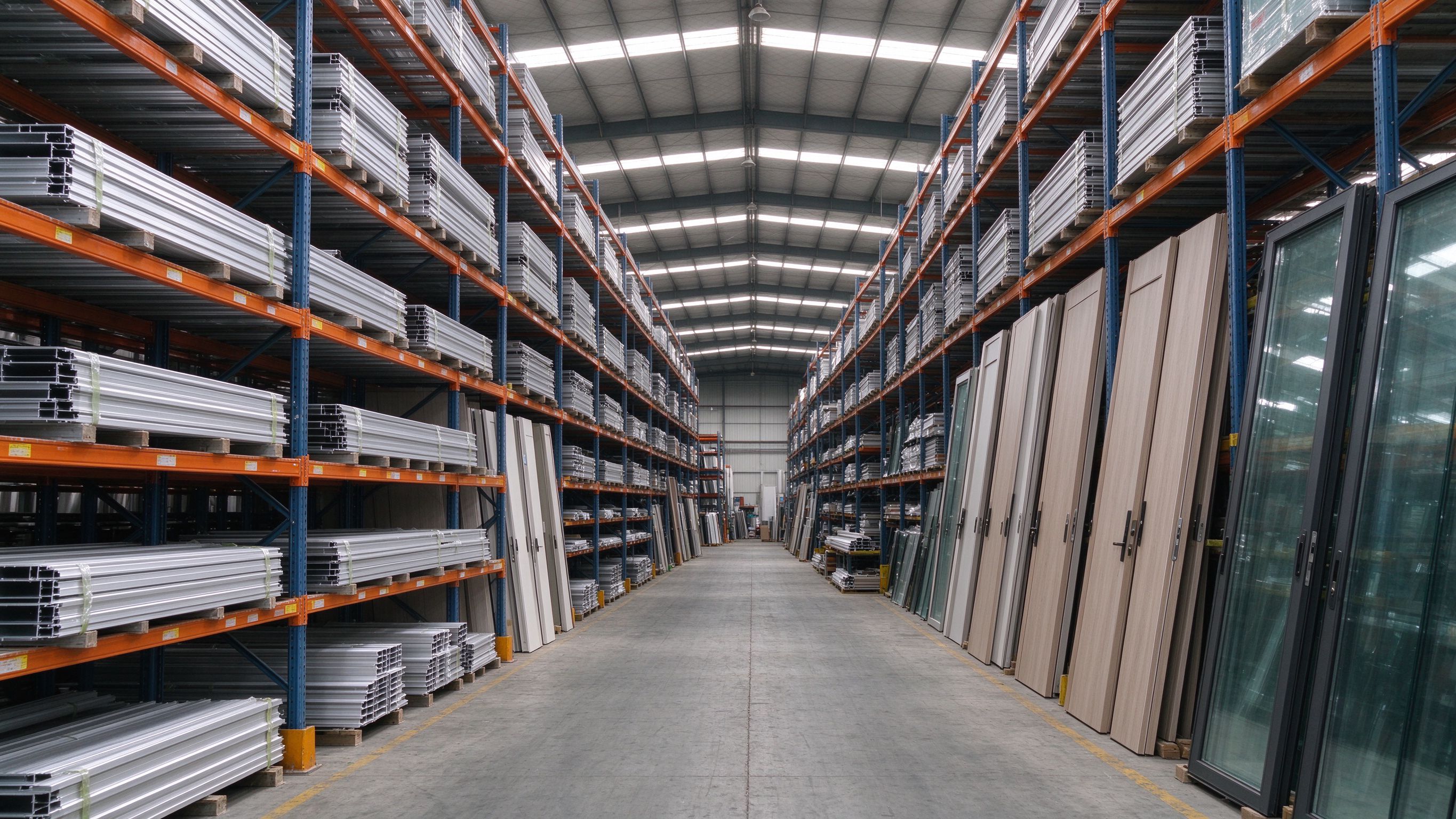 Finished-goods warehouse & export packing